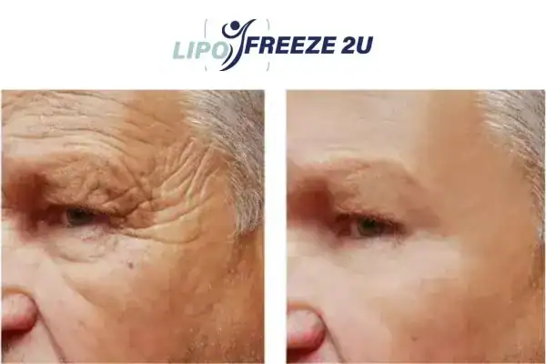 Mens before and after Morpheus 8 Sunbury results.